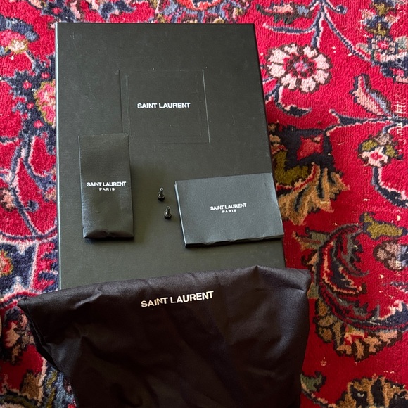 Saint Laurent Women's Cream Mules - Picture 7 of 10